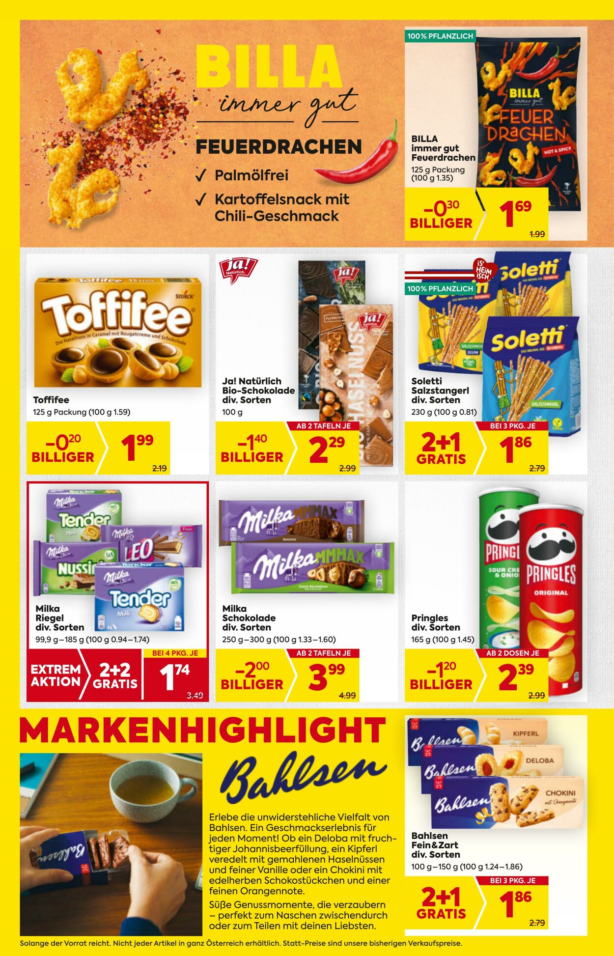 Prospekt Billa 14.08.2025 - 20.08.2025