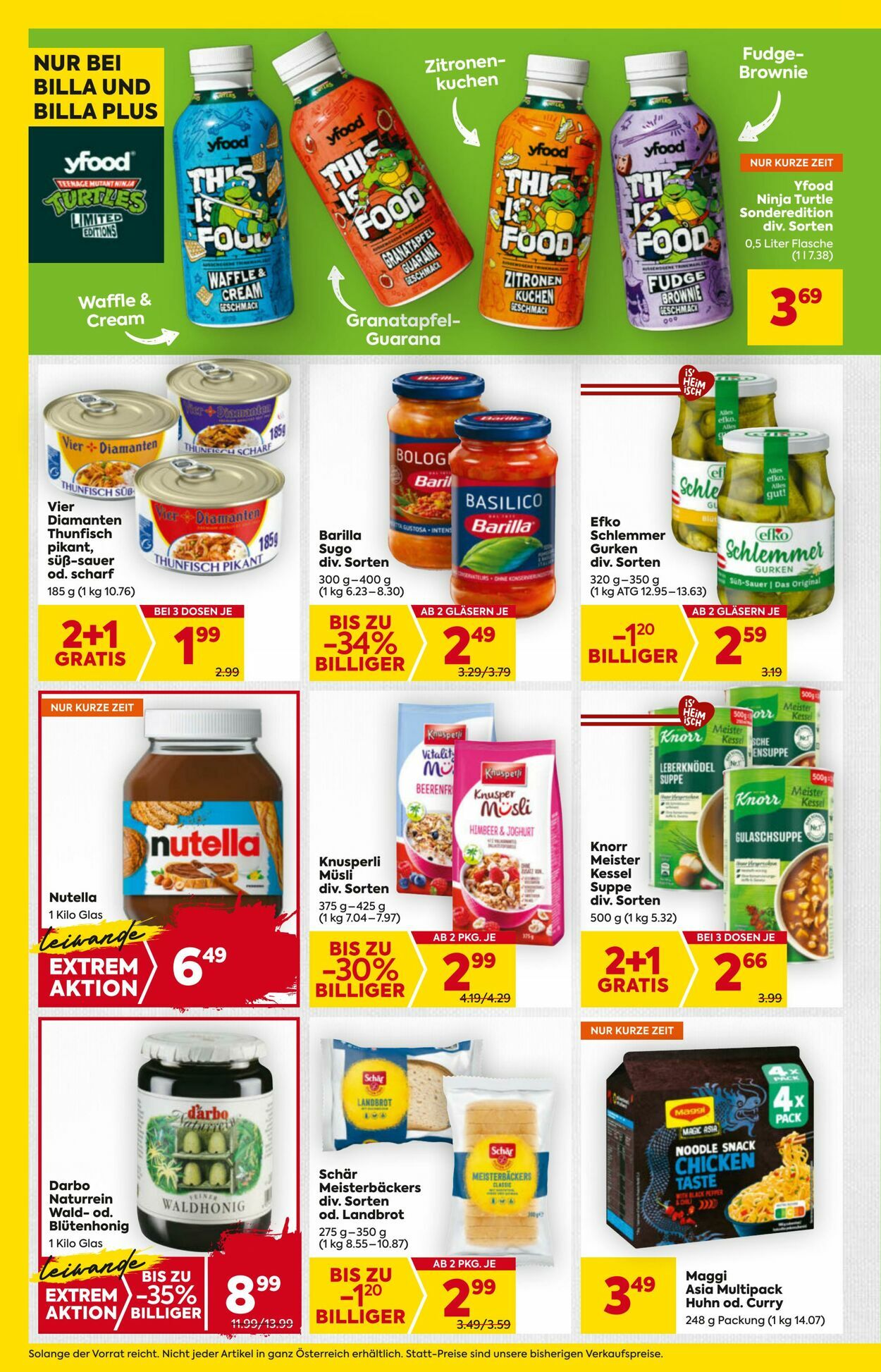 Prospekt Billa 18.09.2025 - 24.09.2025