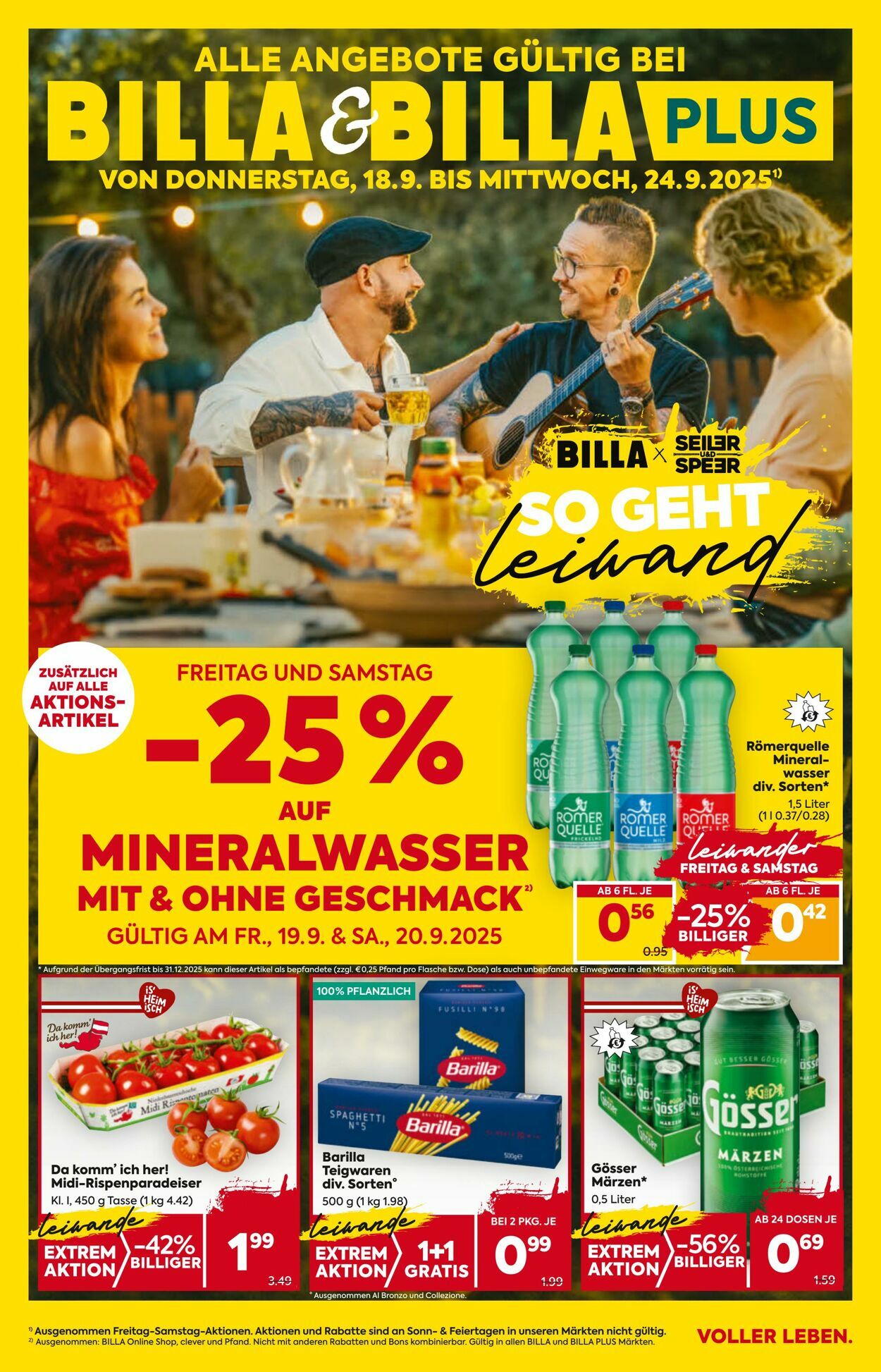 Prospekt Billa 18.09.2025 - 24.09.2025