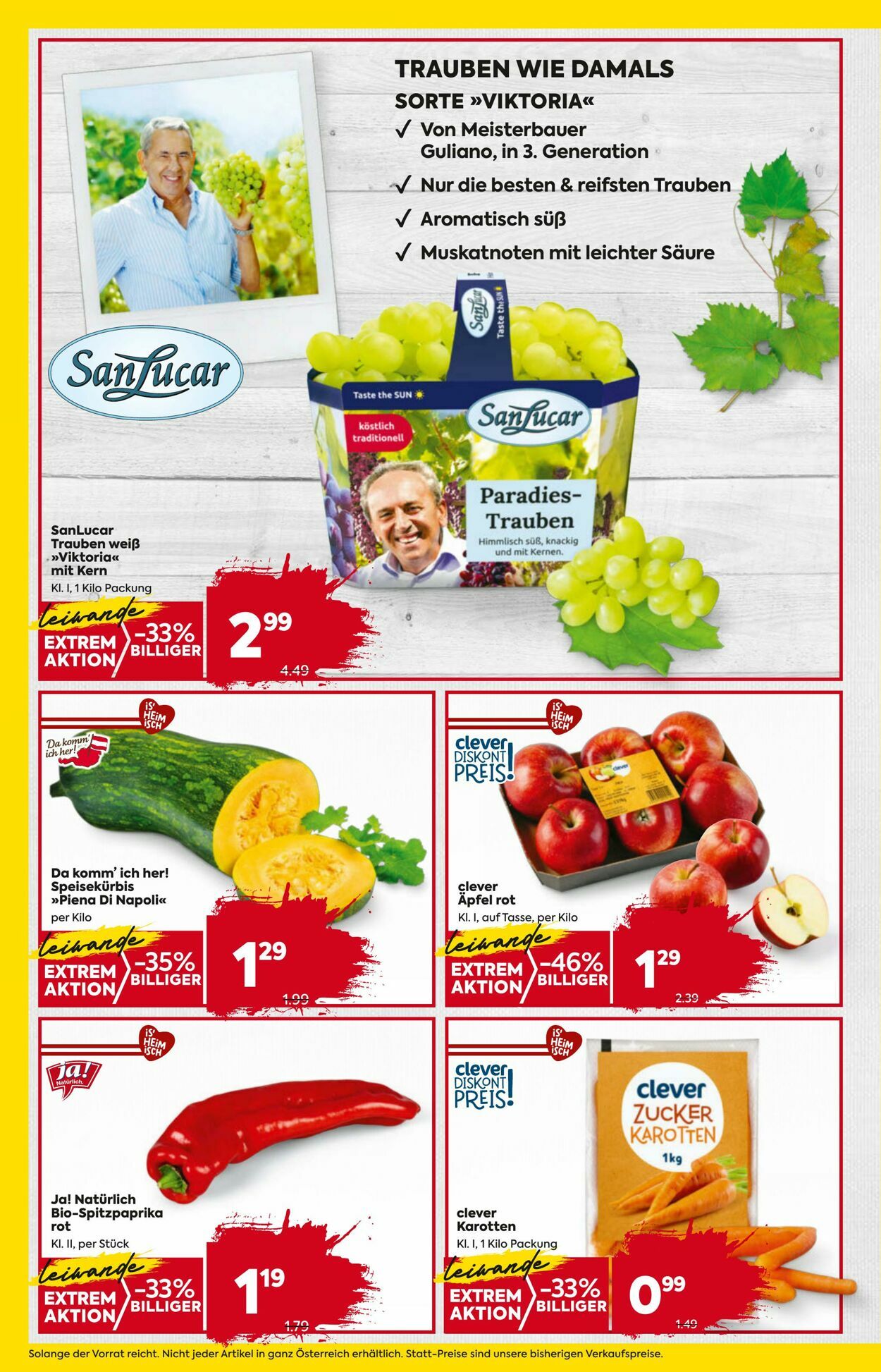 Prospekt Billa 18.09.2025 - 24.09.2025