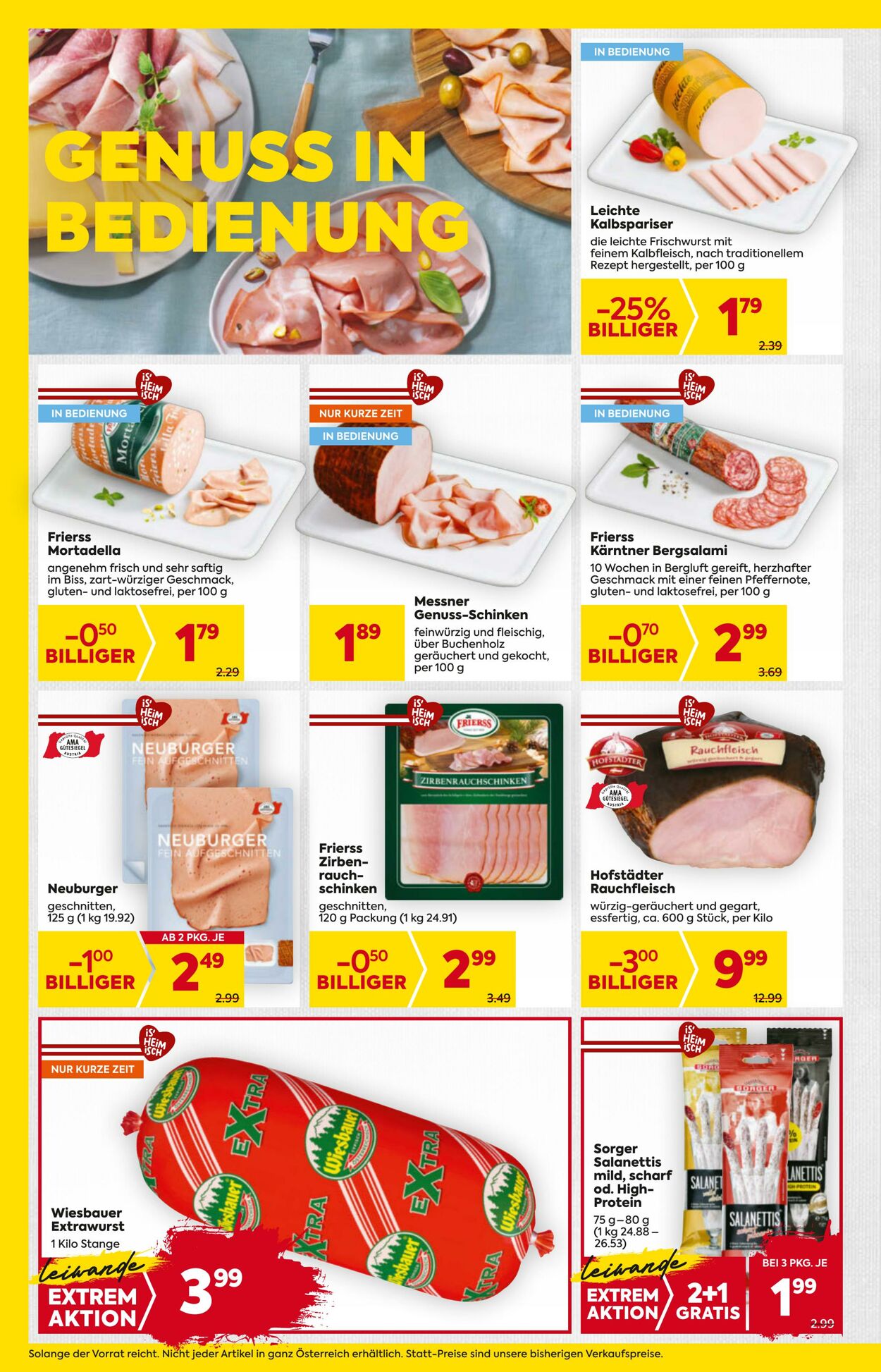 Prospekt Billa 01.05.2025 - 07.05.2025