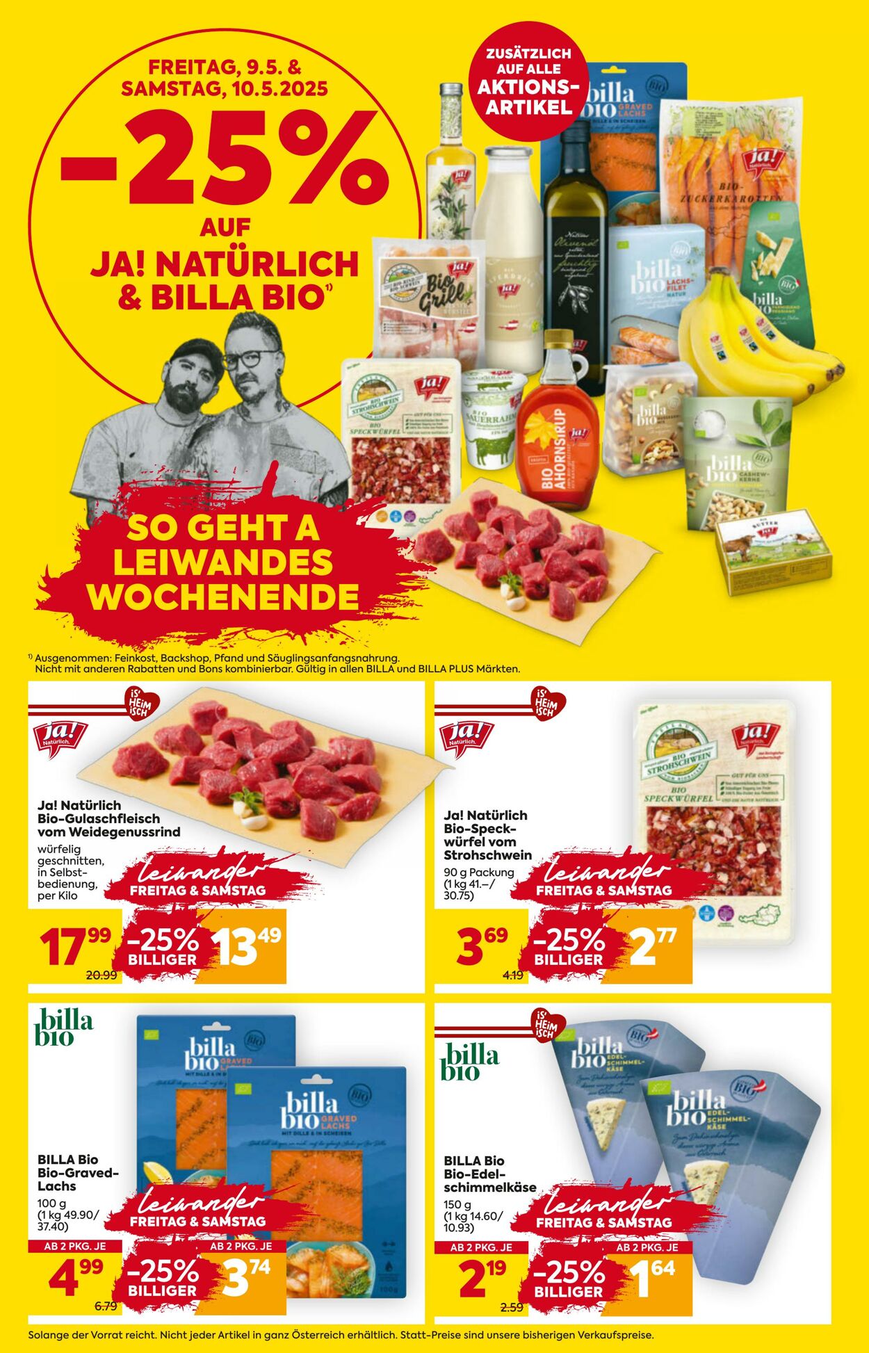 Prospekt Billa 01.05.2025 - 07.05.2025