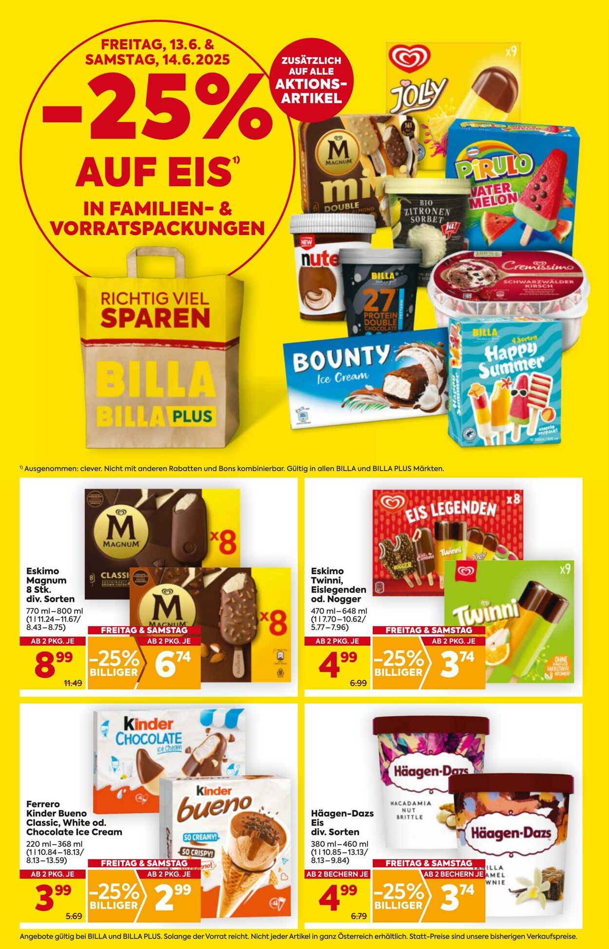 Prospekt Billa 12.06.2025 - 18.06.2025