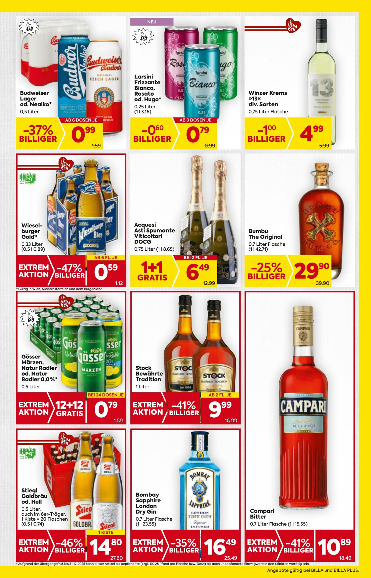 Prospekt Billa 07.08.2025 - 13.08.2025