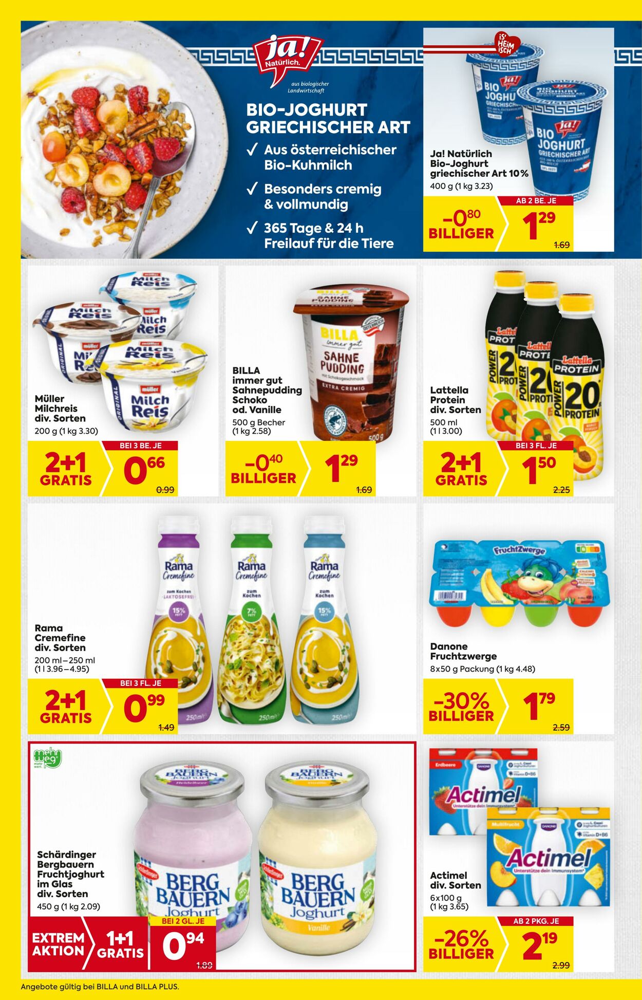 Prospekt Billa 07.08.2025 - 13.08.2025
