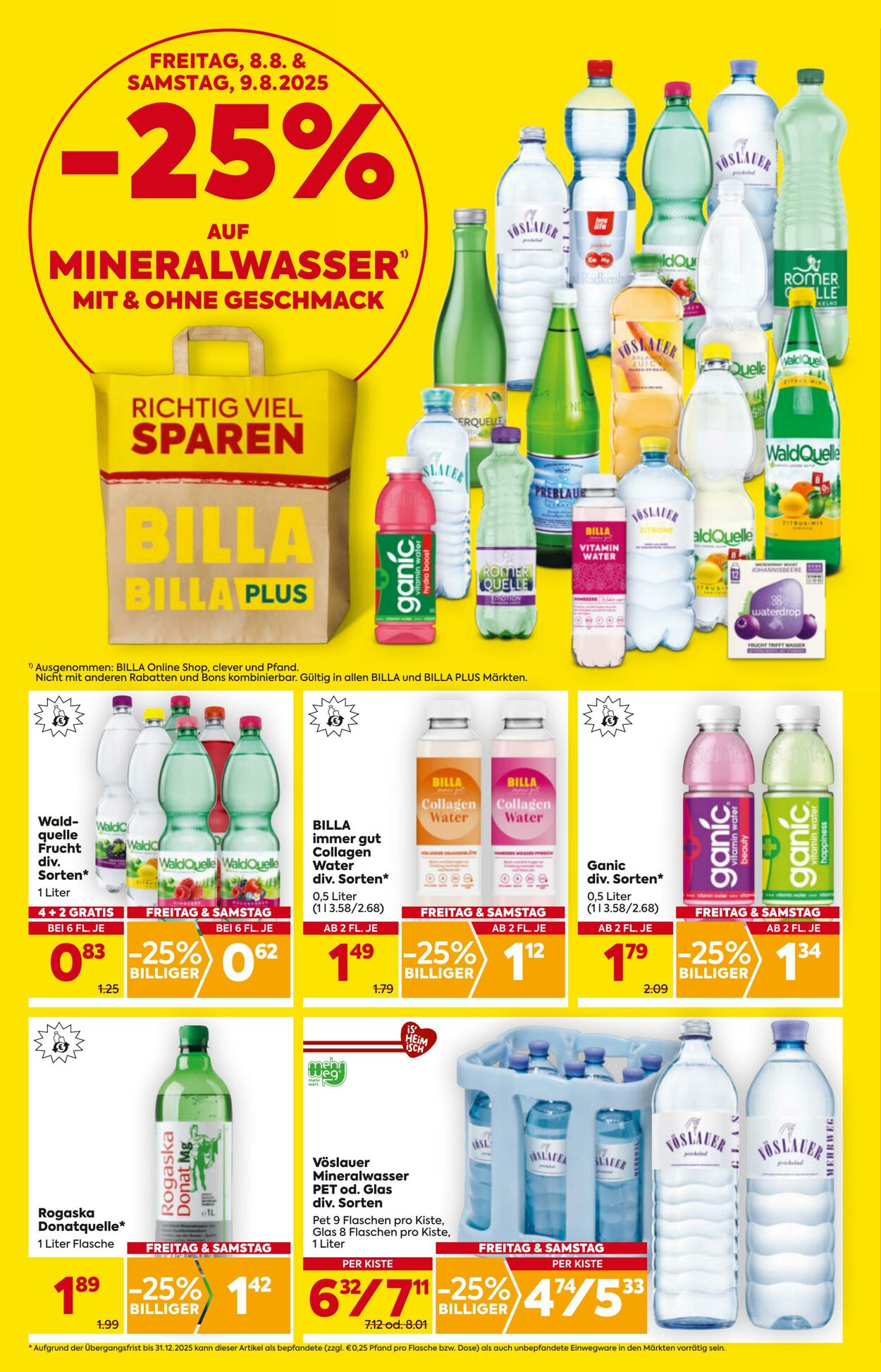Prospekt Billa 07.08.2025 - 13.08.2025