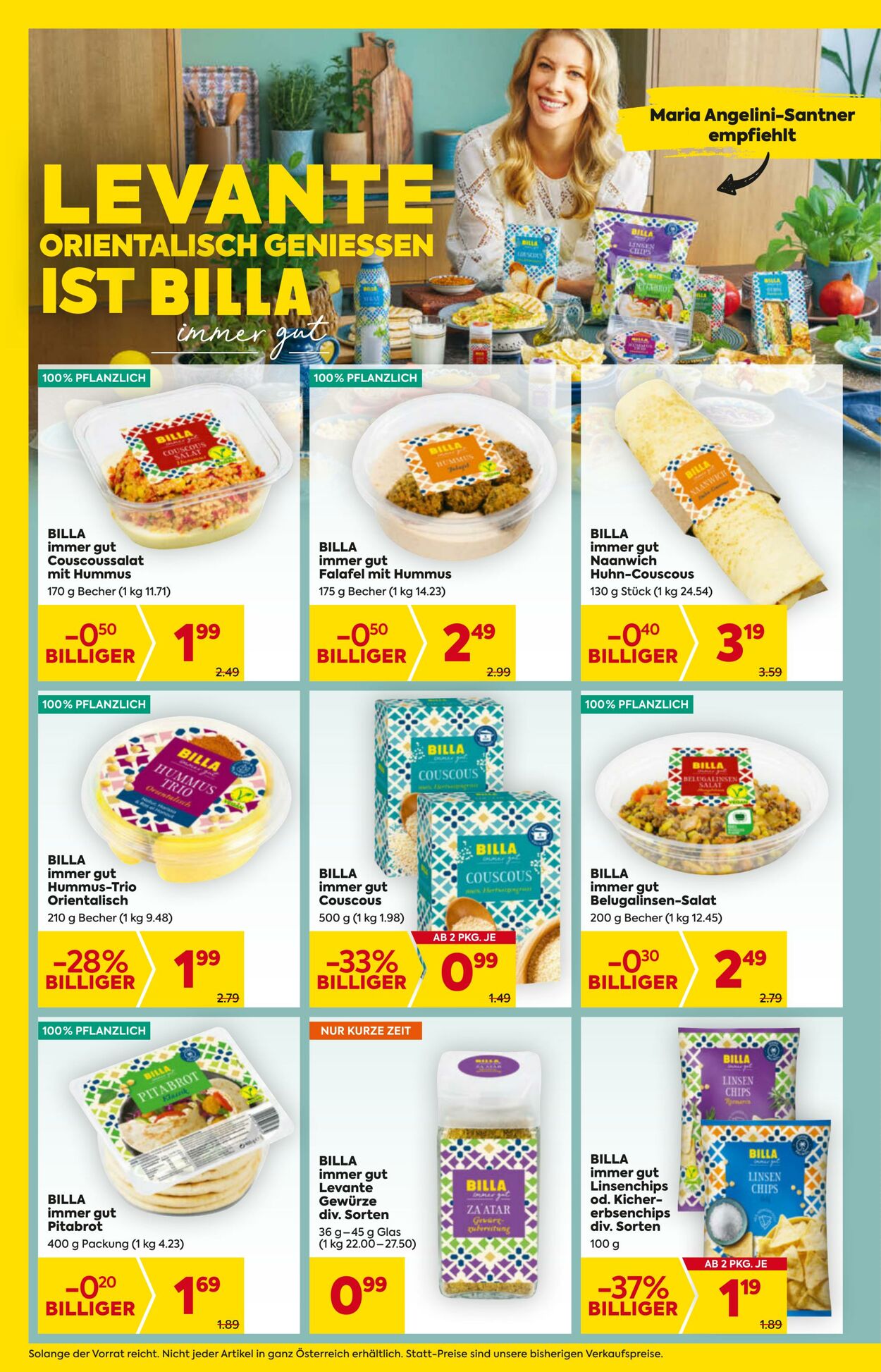 Prospekt Billa 22.08.2024 - 28.08.2024