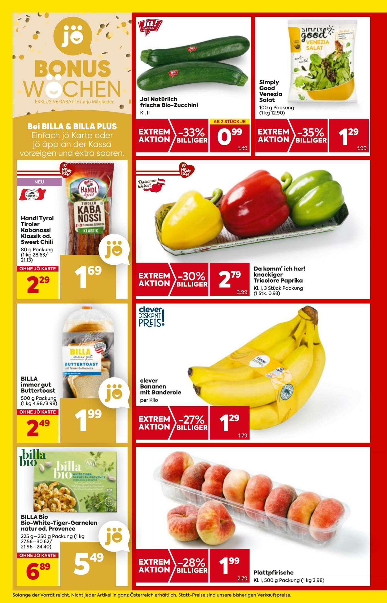 Prospekt Billa 19.06.2025 - 25.06.2025