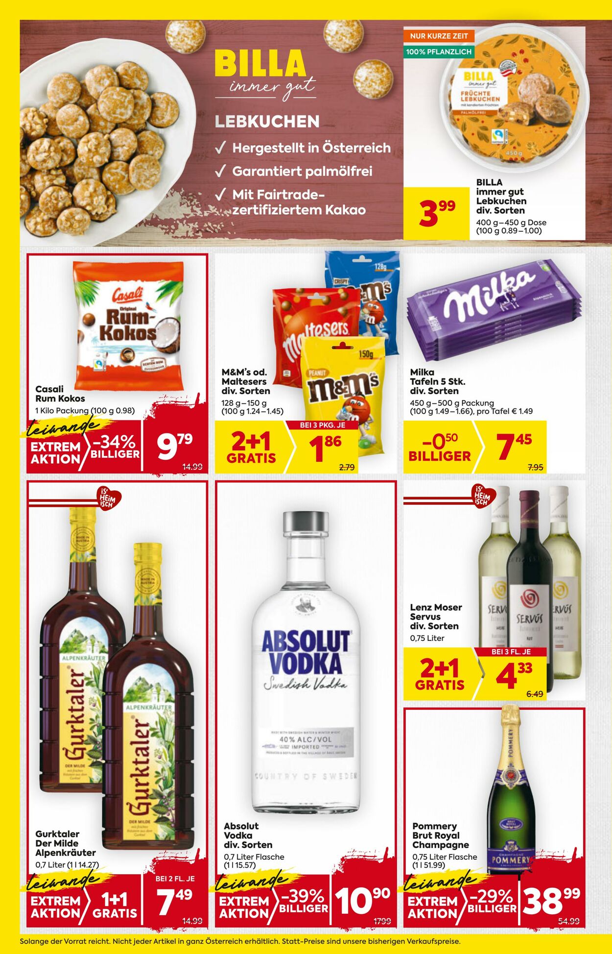 Prospekt Billa 02.10.2025 - 08.10.2025