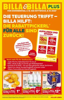 Prospekt Billa 02.10.2025 - 08.10.2025
