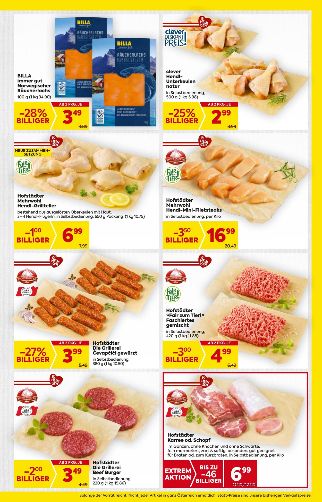 Prospekt Billa 17.07.2025 - 23.07.2025