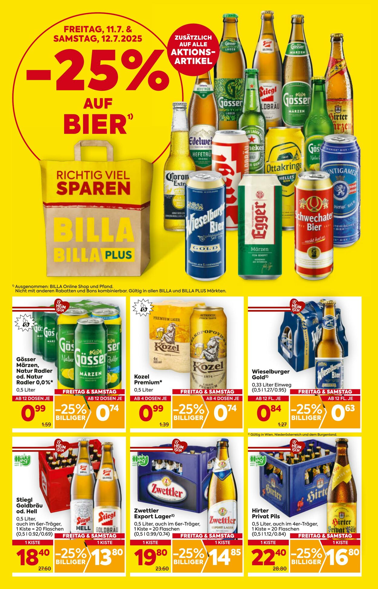 Prospekt Billa 17.07.2025 - 23.07.2025
