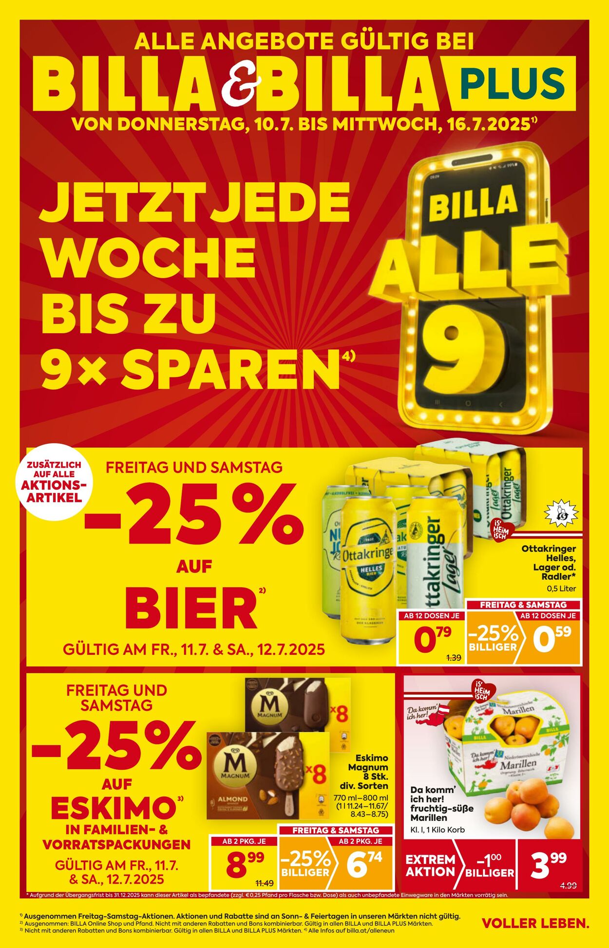 Prospekt Billa 17.07.2025 - 23.07.2025