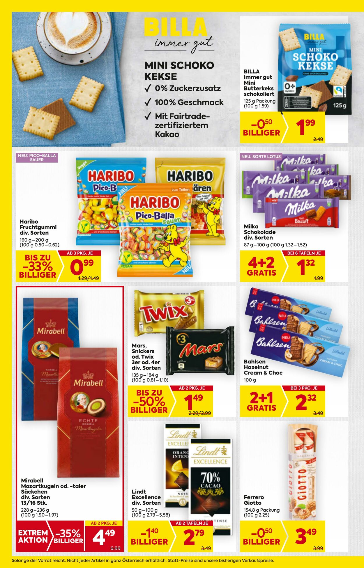 Prospekt Billa 17.07.2025 - 23.07.2025