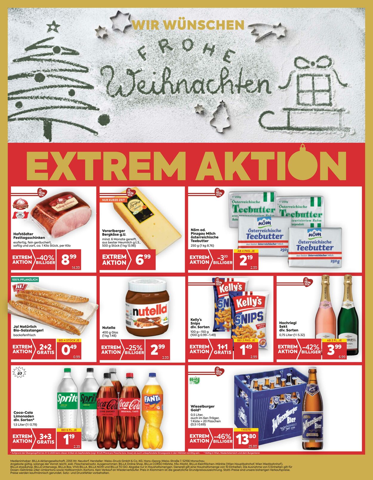 Prospekt Billa 11.12.2025 - 17.12.2025