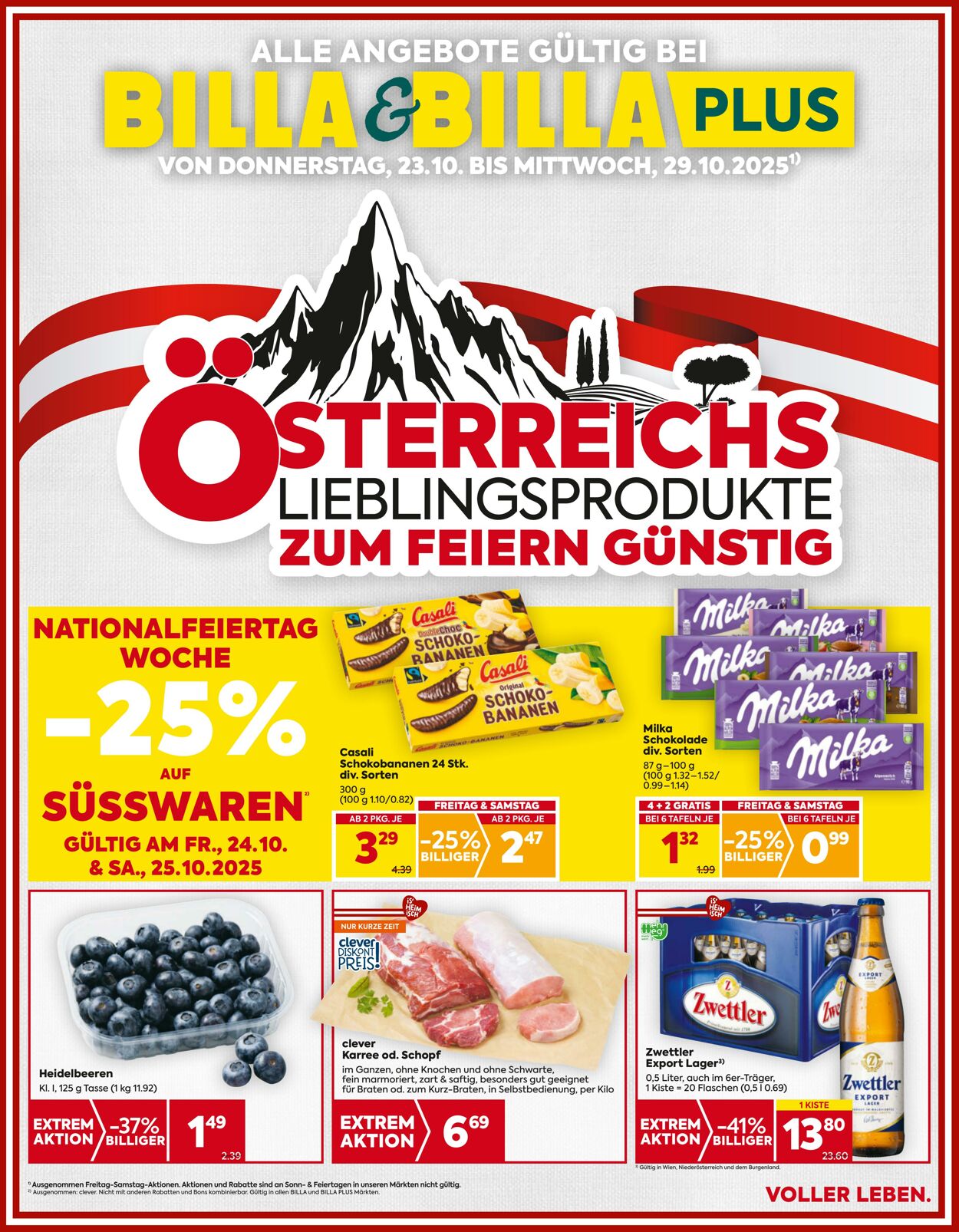 Prospekt Billa 23.10.2025 - 29.10.2025