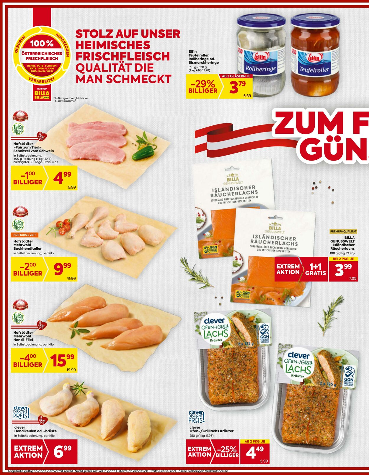 Prospekt Billa 23.10.2025 - 29.10.2025