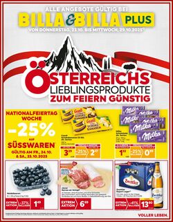Prospekt Billa 23.10.2025 - 29.10.2025