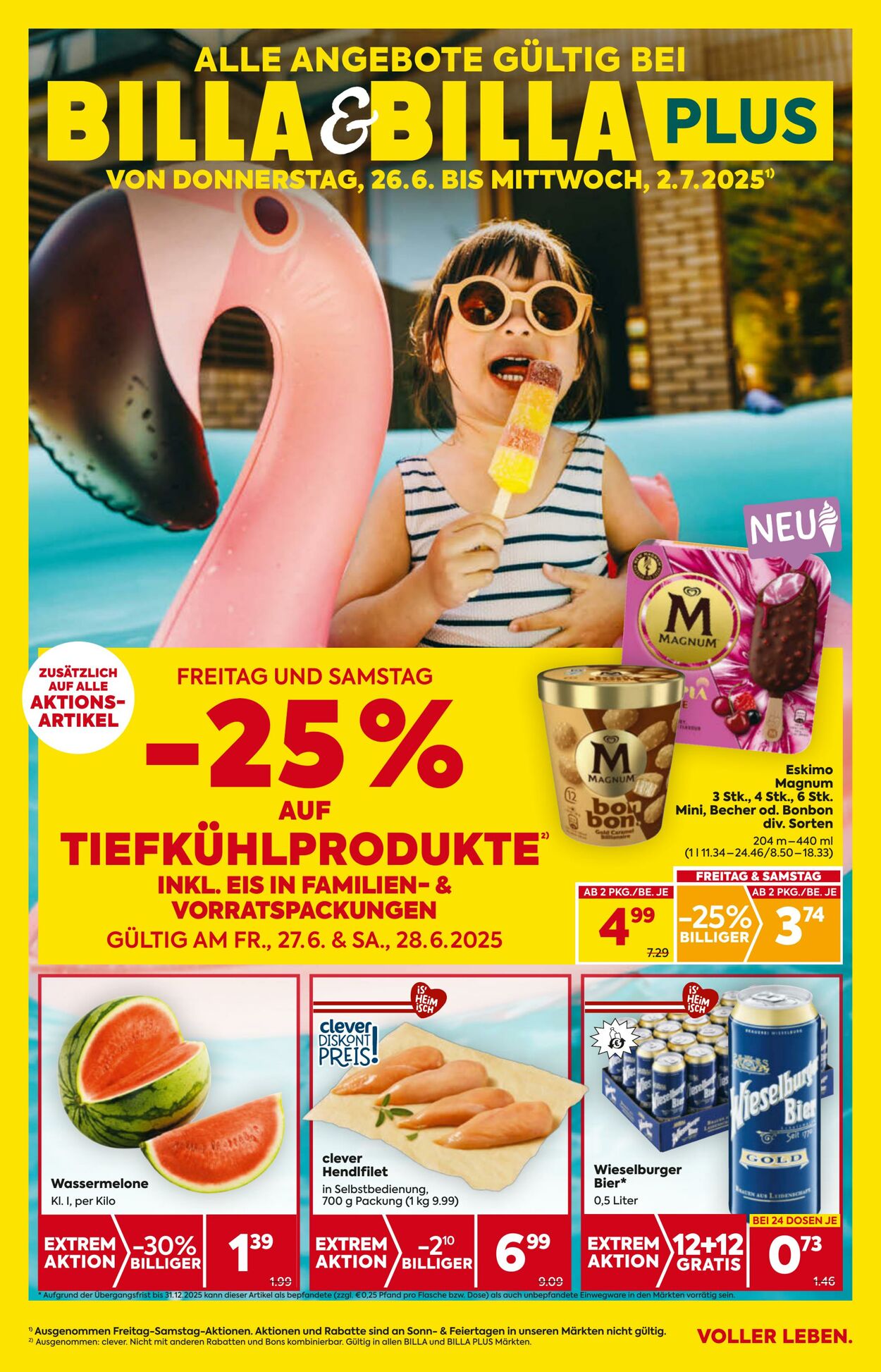 Prospekt Billa 26.06.2025 - 02.07.2025