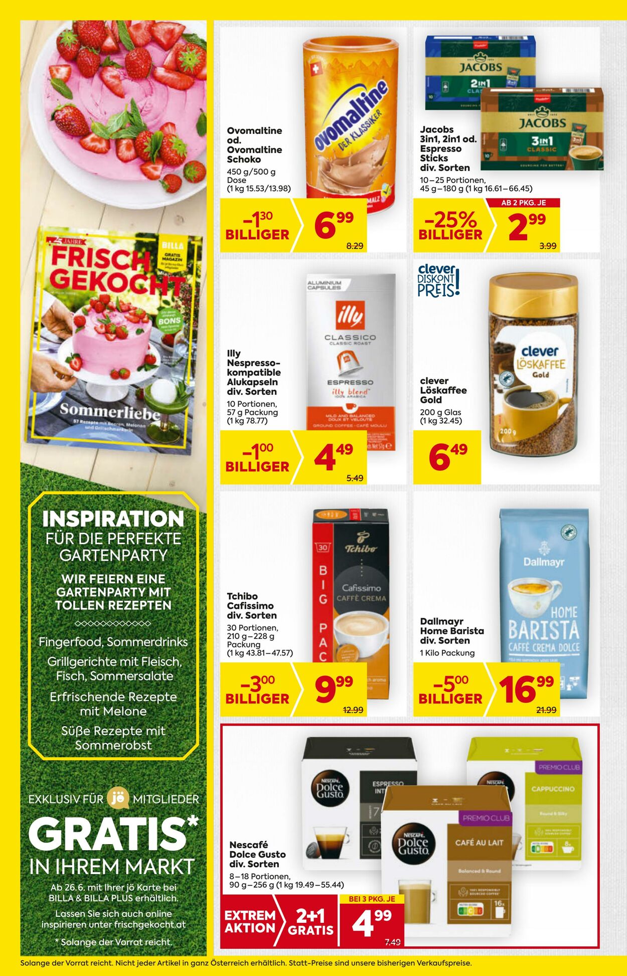 Prospekt Billa 26.06.2025 - 02.07.2025