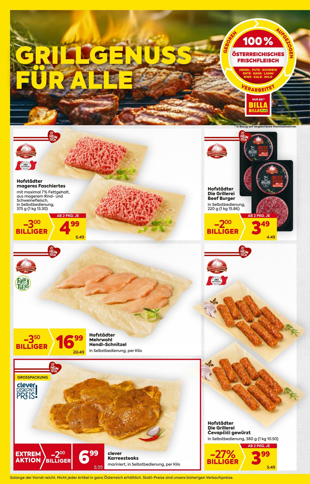 Prospekt Billa 26.06.2025 - 02.07.2025