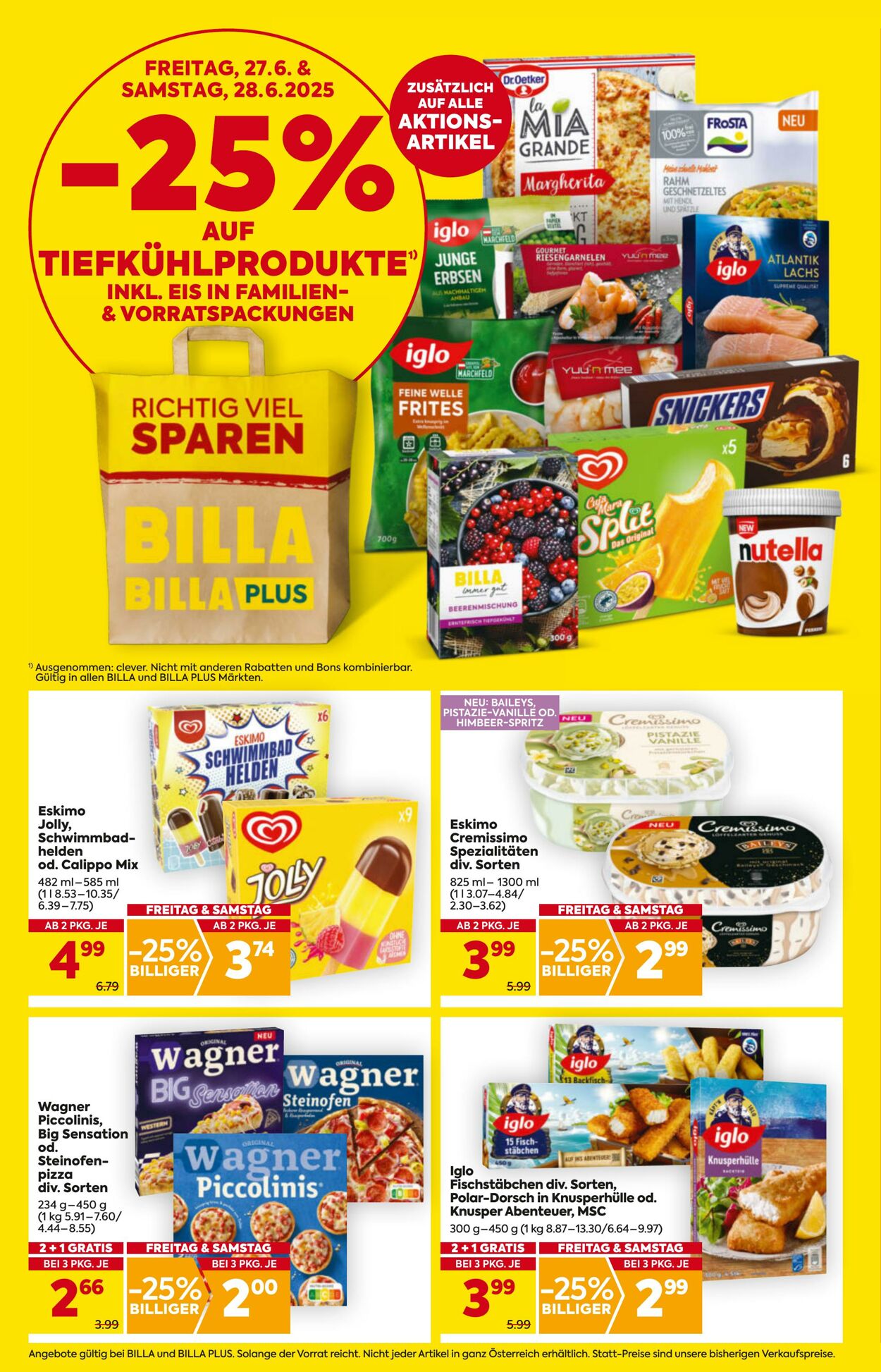 Prospekt Billa 26.06.2025 - 02.07.2025