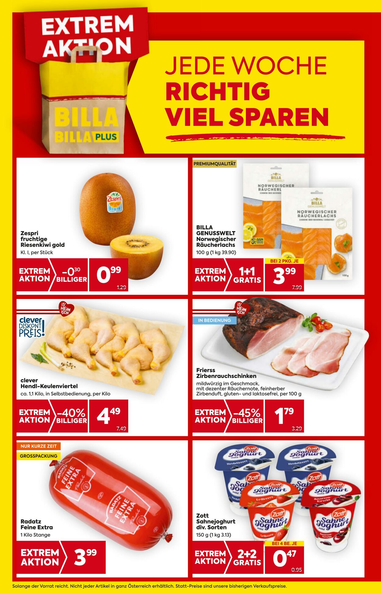 Prospekt Billa 26.06.2025 - 02.07.2025