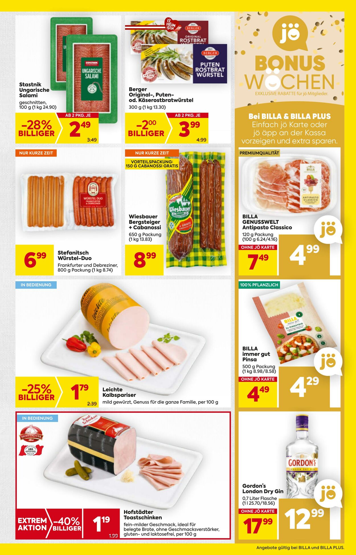 Prospekt Billa 26.06.2025 - 02.07.2025