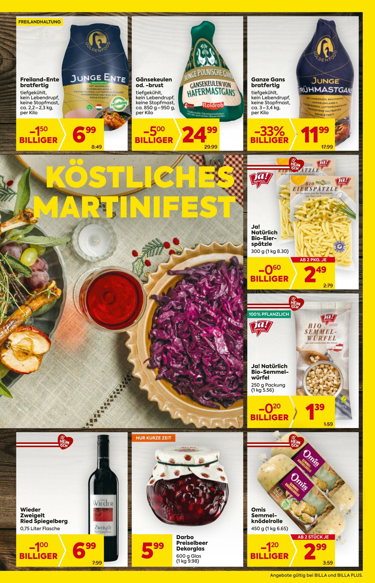 Prospekt Billa 30.10.2025 - 05.11.2025