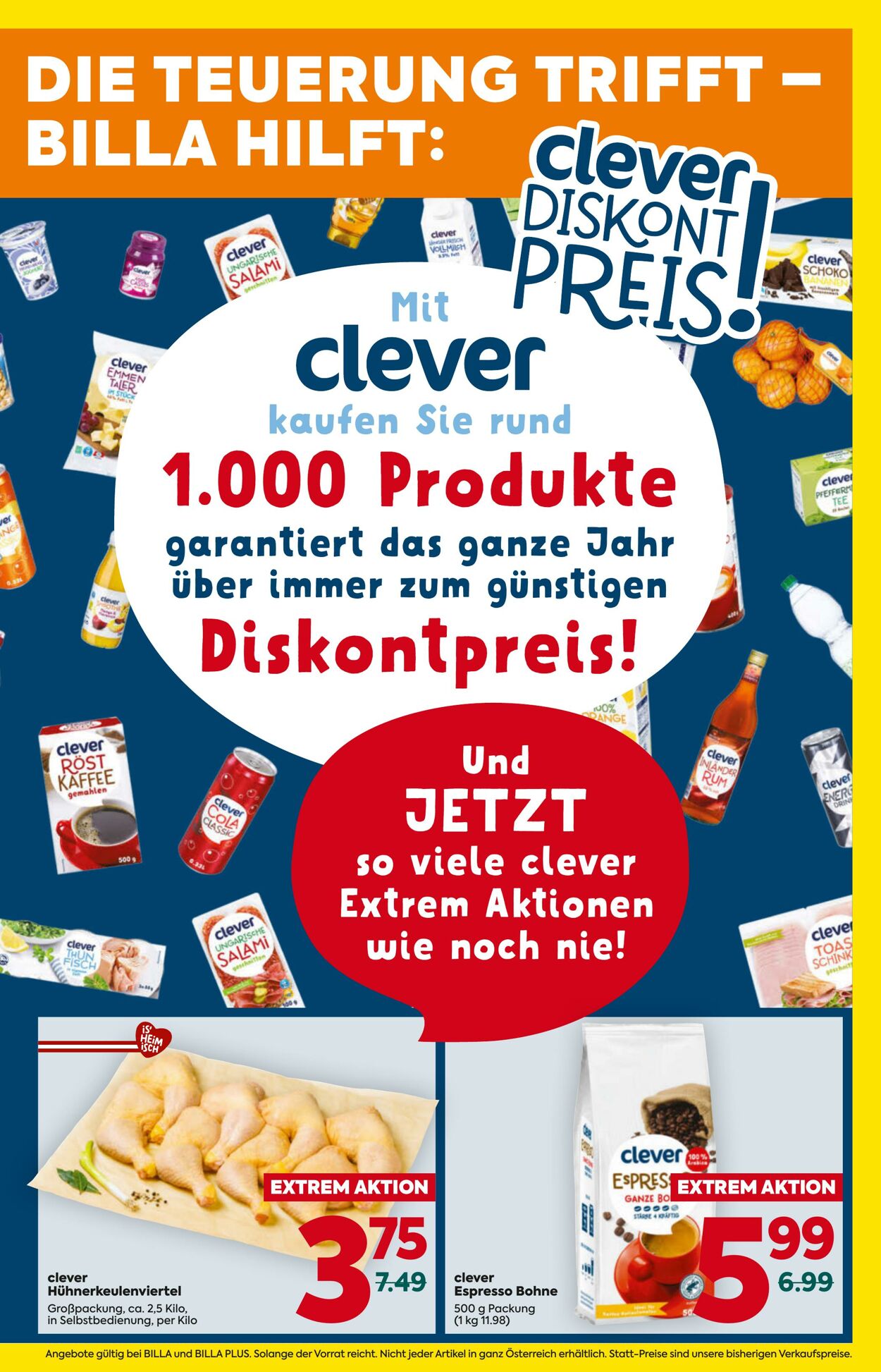 Prospekt Billa 30.10.2025 - 05.11.2025