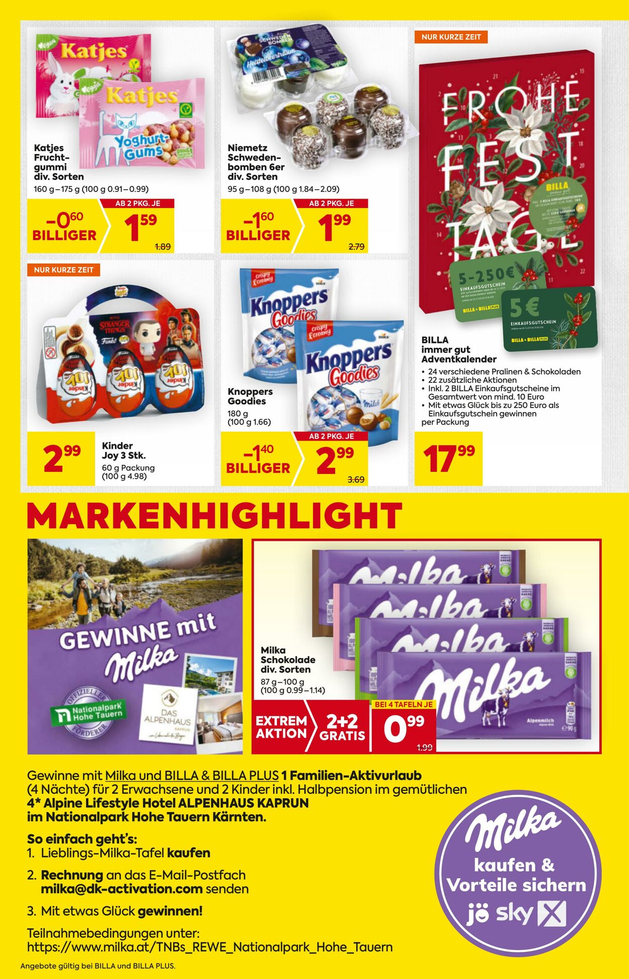 Prospekt Billa 30.10.2025 - 05.11.2025