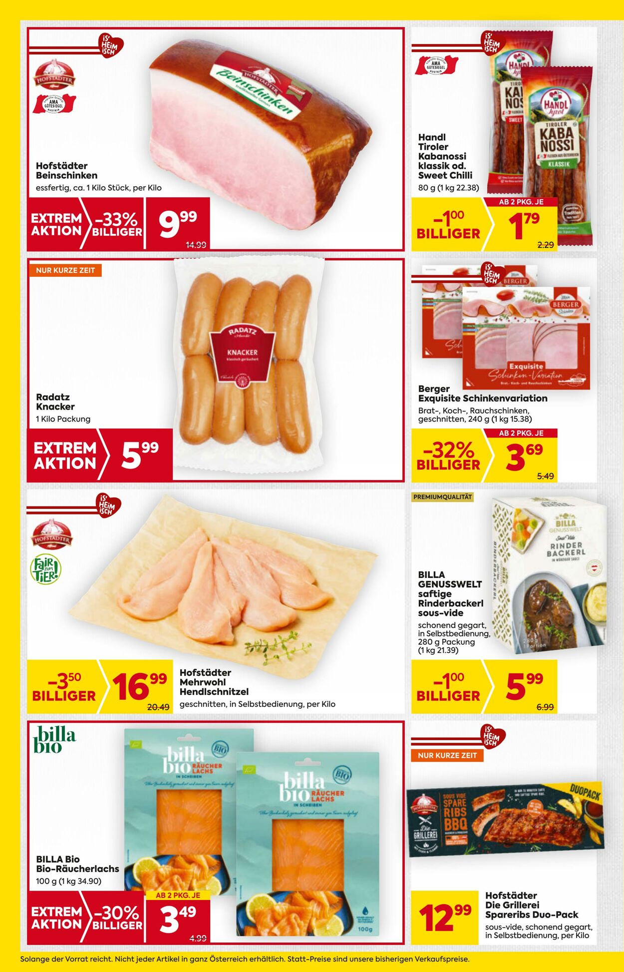 Prospekt Billa 16.10.2025 - 22.10.2025