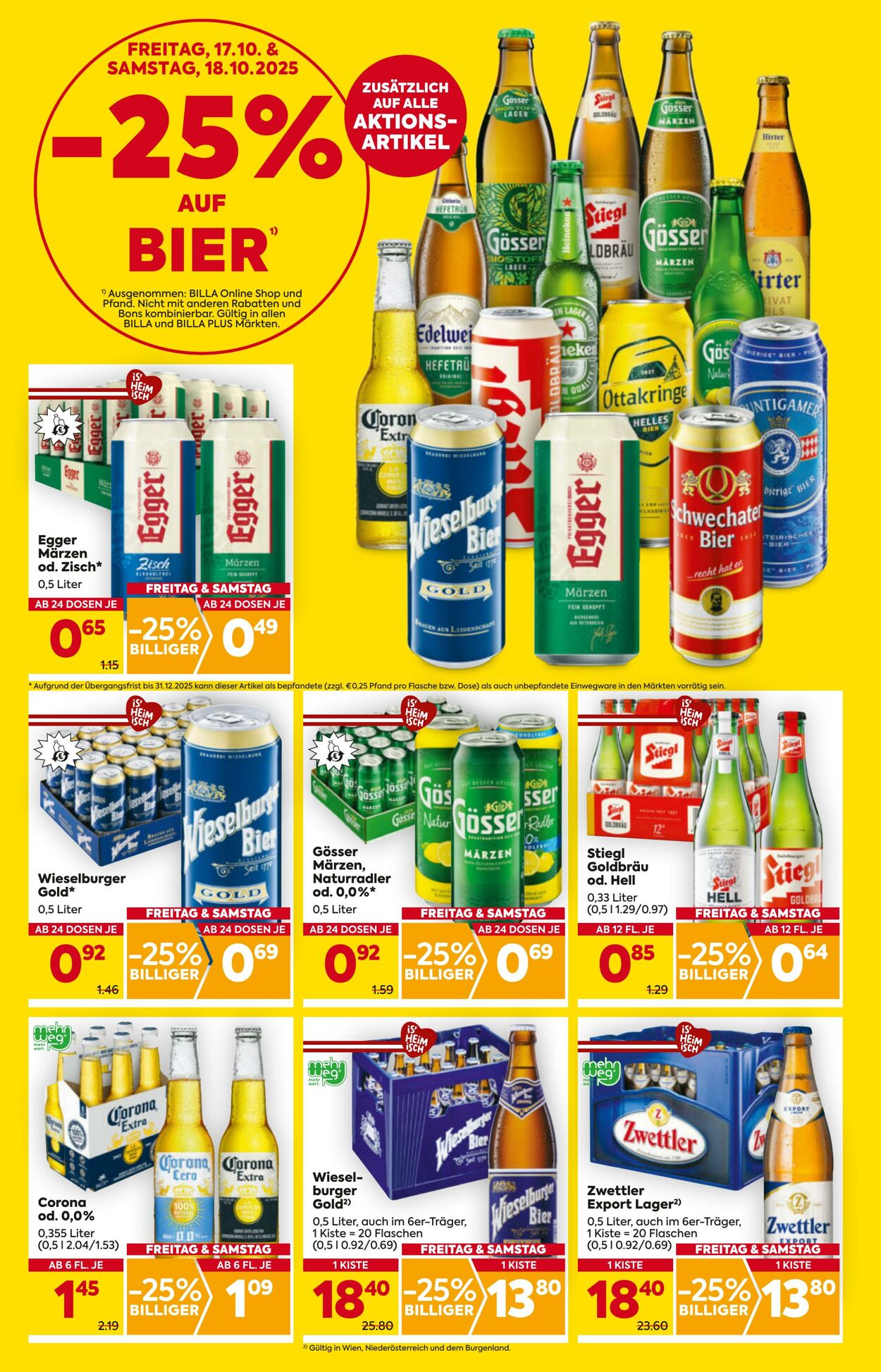 Prospekt Billa 16.10.2025 - 22.10.2025