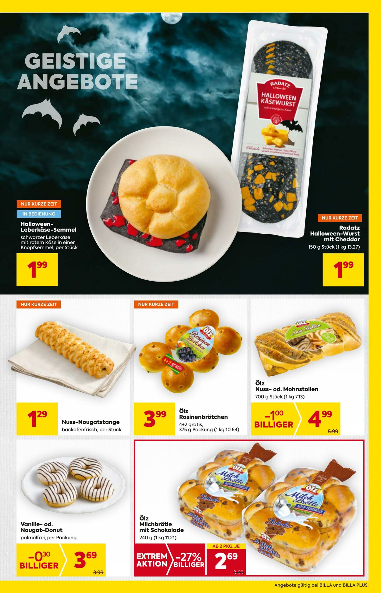 Prospekt Billa 16.10.2025 - 22.10.2025