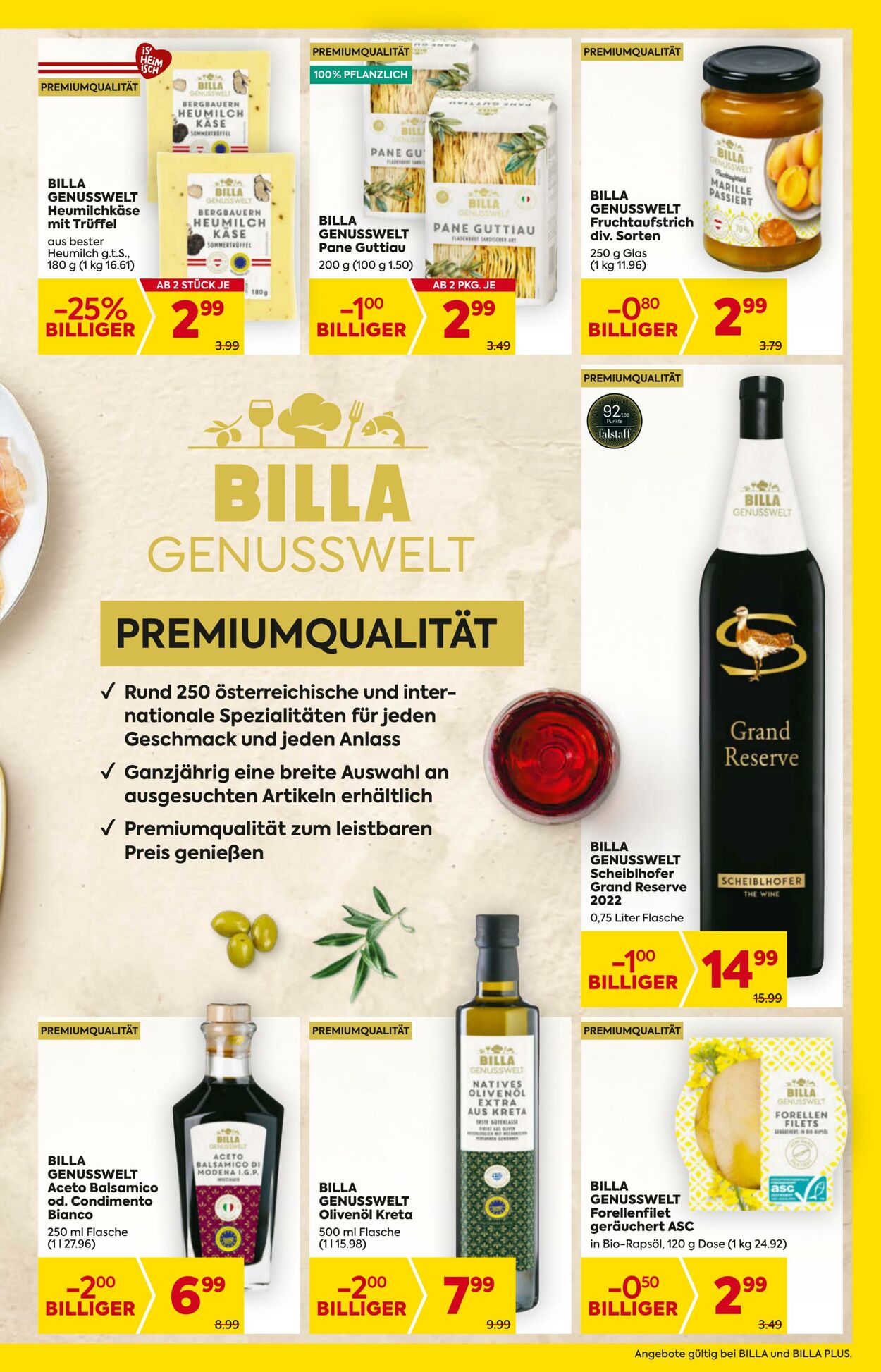Prospekt Billa 16.10.2025 - 22.10.2025