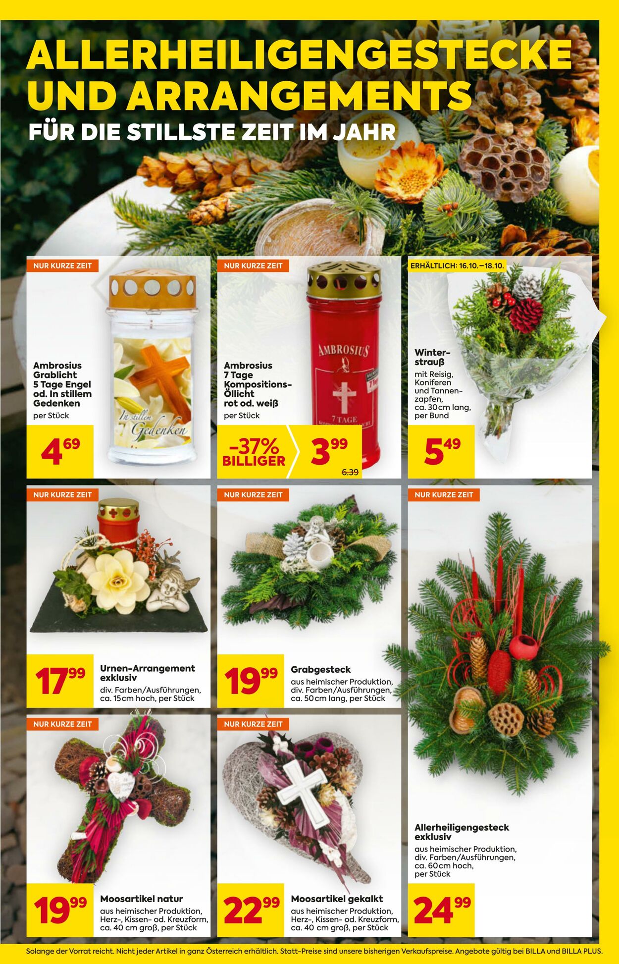 Prospekt Billa 16.10.2025 - 22.10.2025