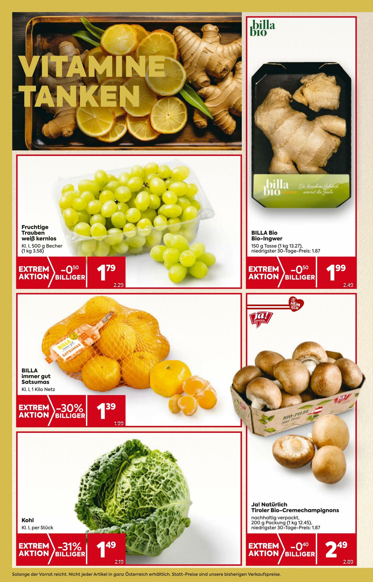 Prospekt Billa 13.11.2025 - 19.11.2025