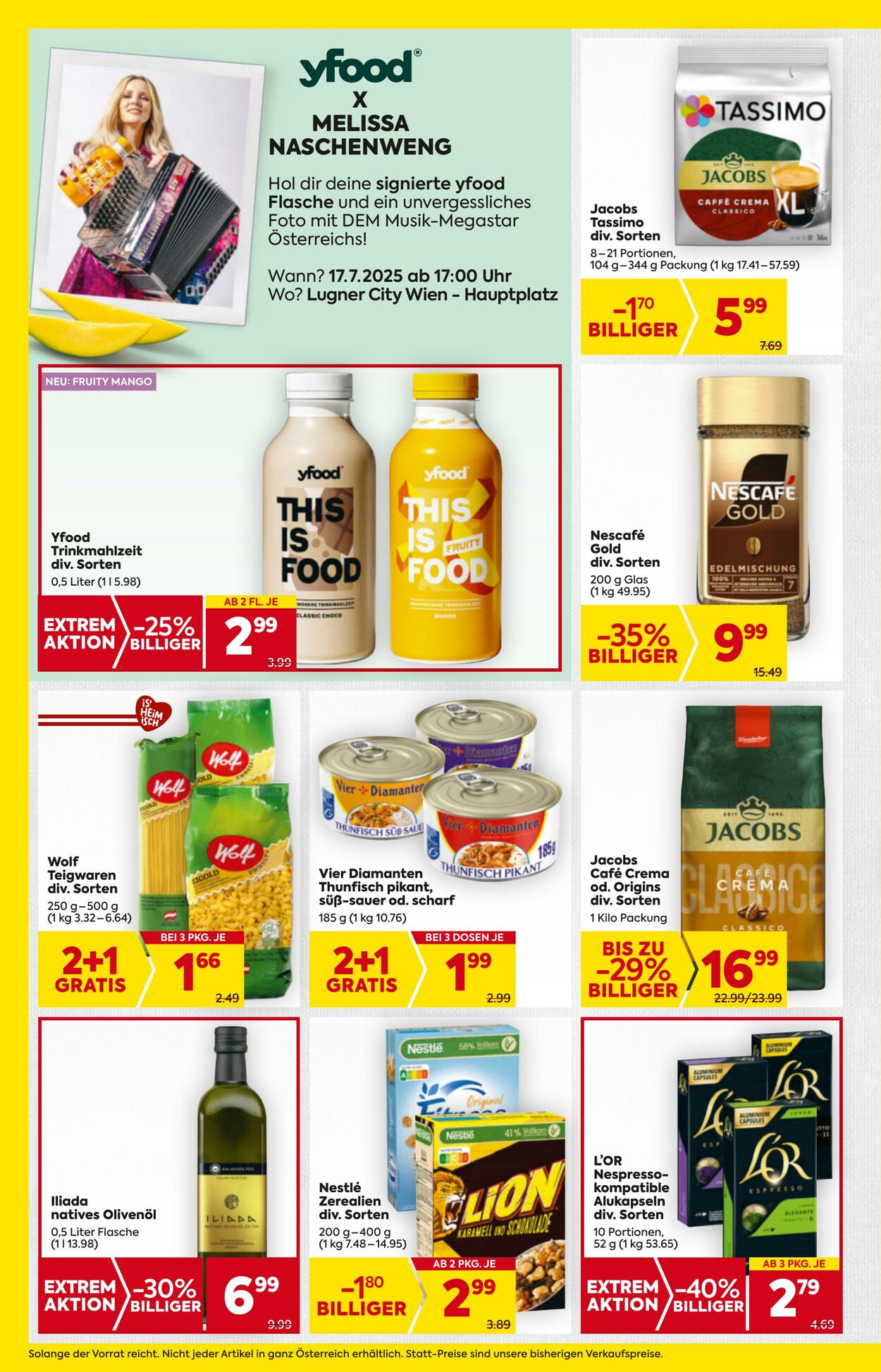 Prospekt Billa 17.07.2025 - 23.07.2025