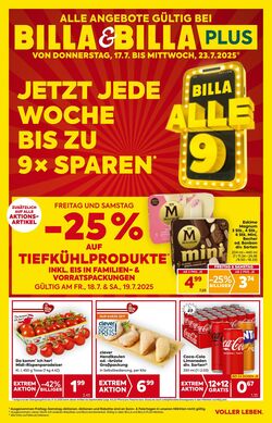 Prospekt Billa 17.07.2025 - 23.07.2025