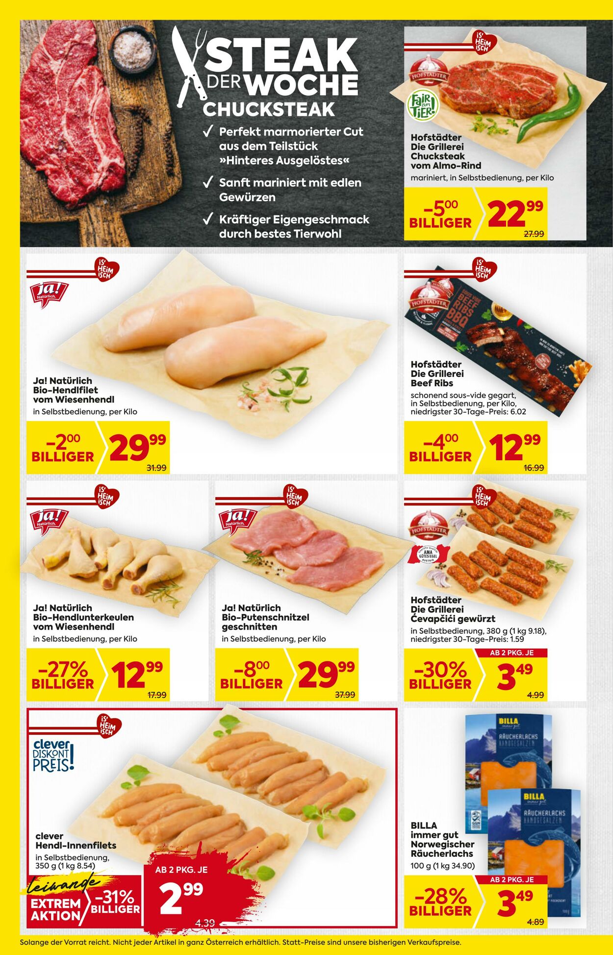 Prospekt Billa 29.05.2025 - 04.06.2025
