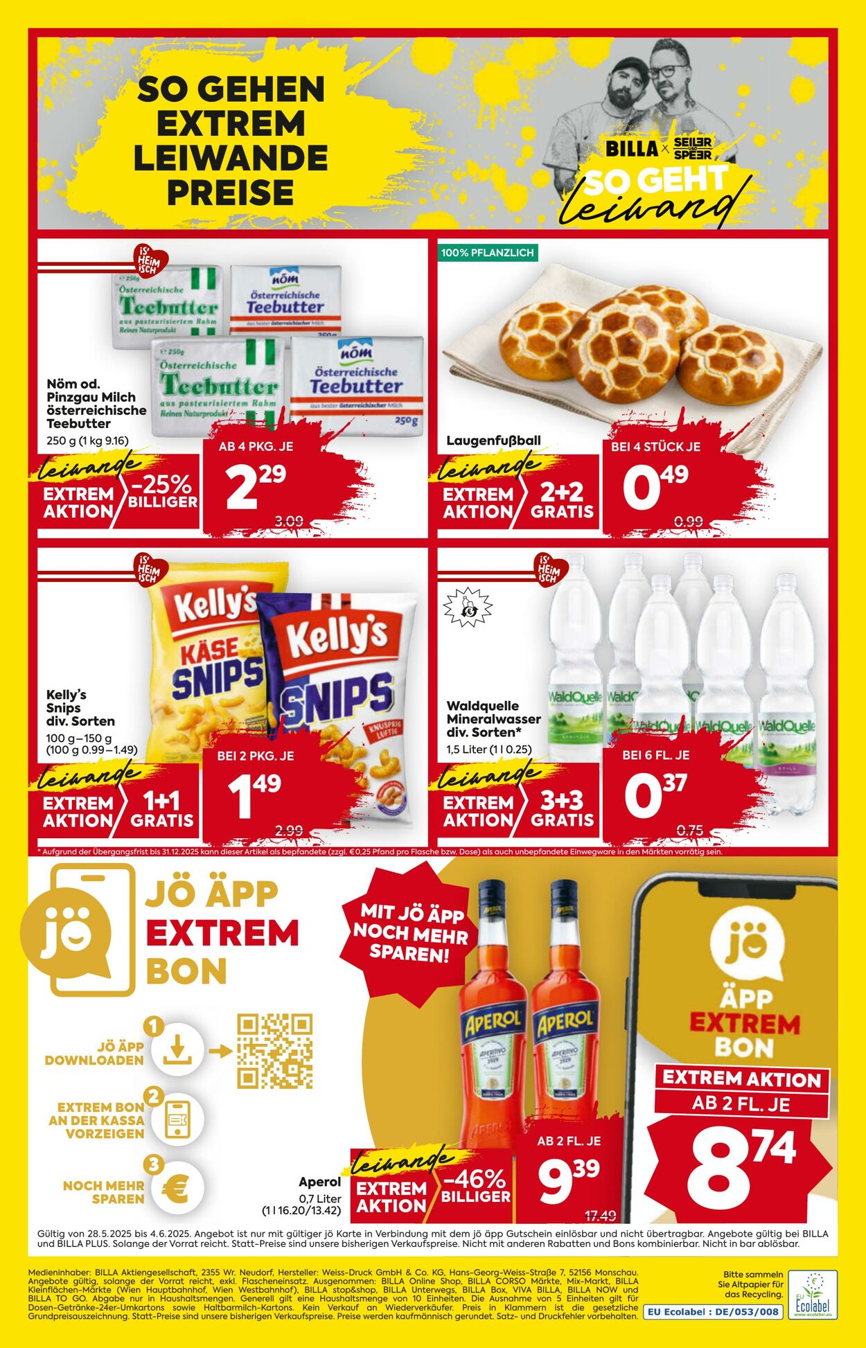 Prospekt Billa 29.05.2025 - 04.06.2025