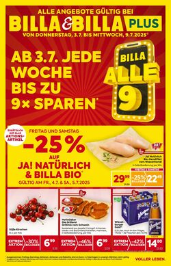 Prospekt Billa 03.07.2025 - 09.07.2025