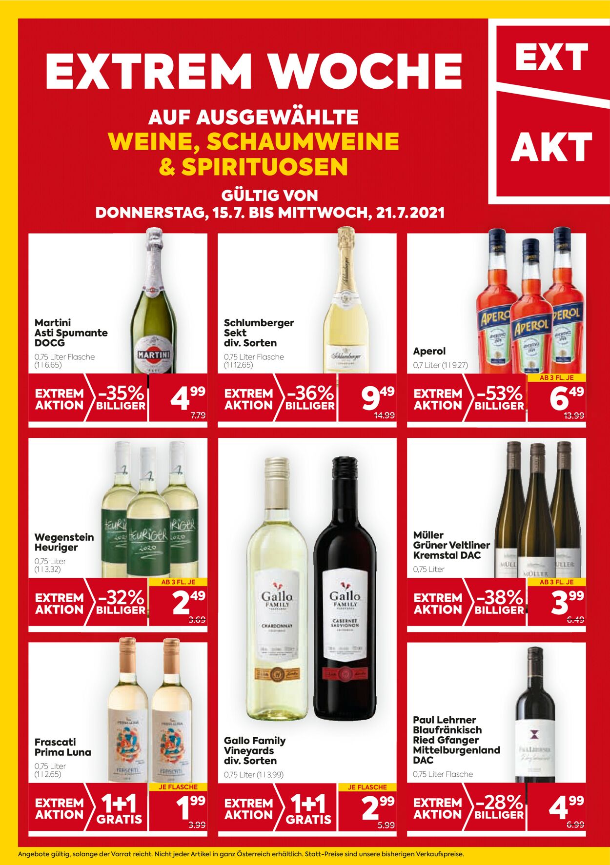 Prospekt Billa 15.07.2021 - 21.07.2021