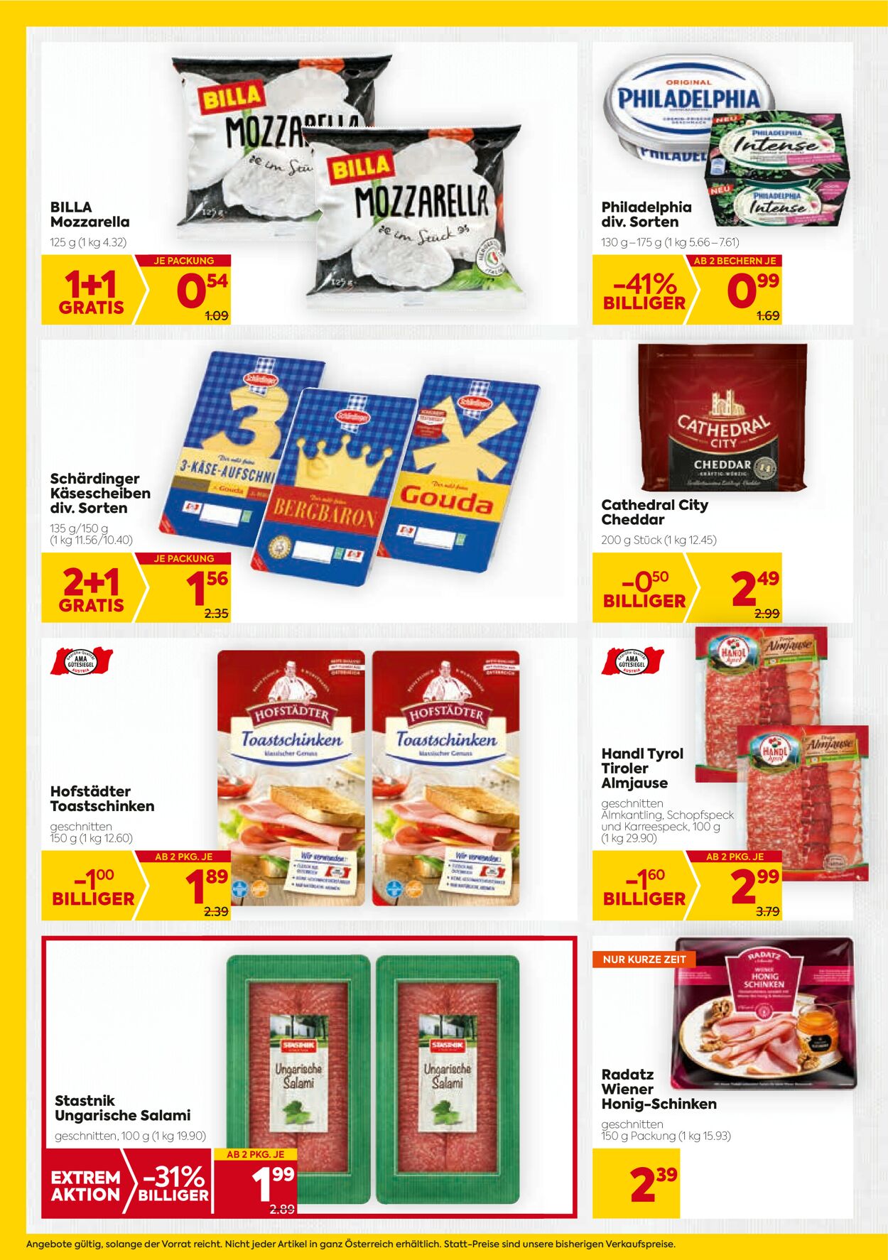 Prospekt Billa 15.07.2021 - 21.07.2021