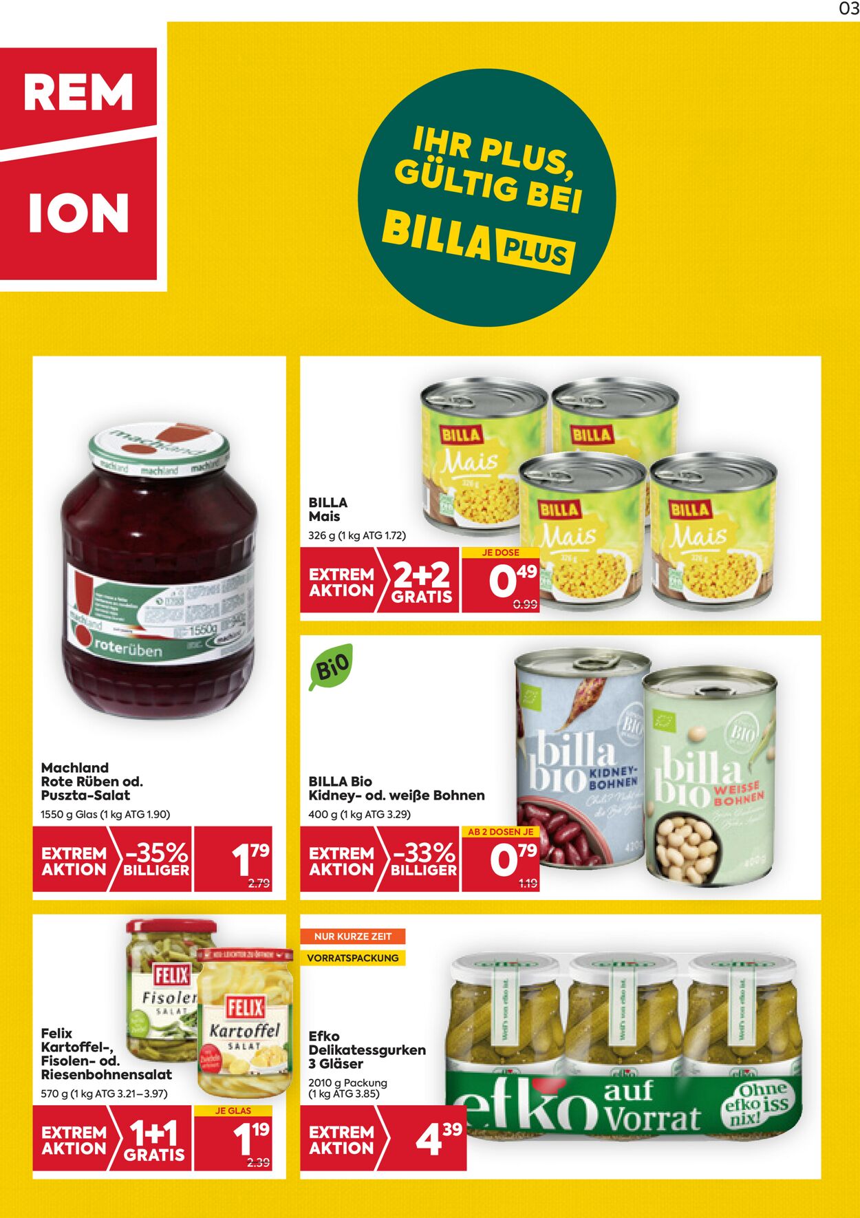 Prospekt Billa 15.07.2021 - 21.07.2021