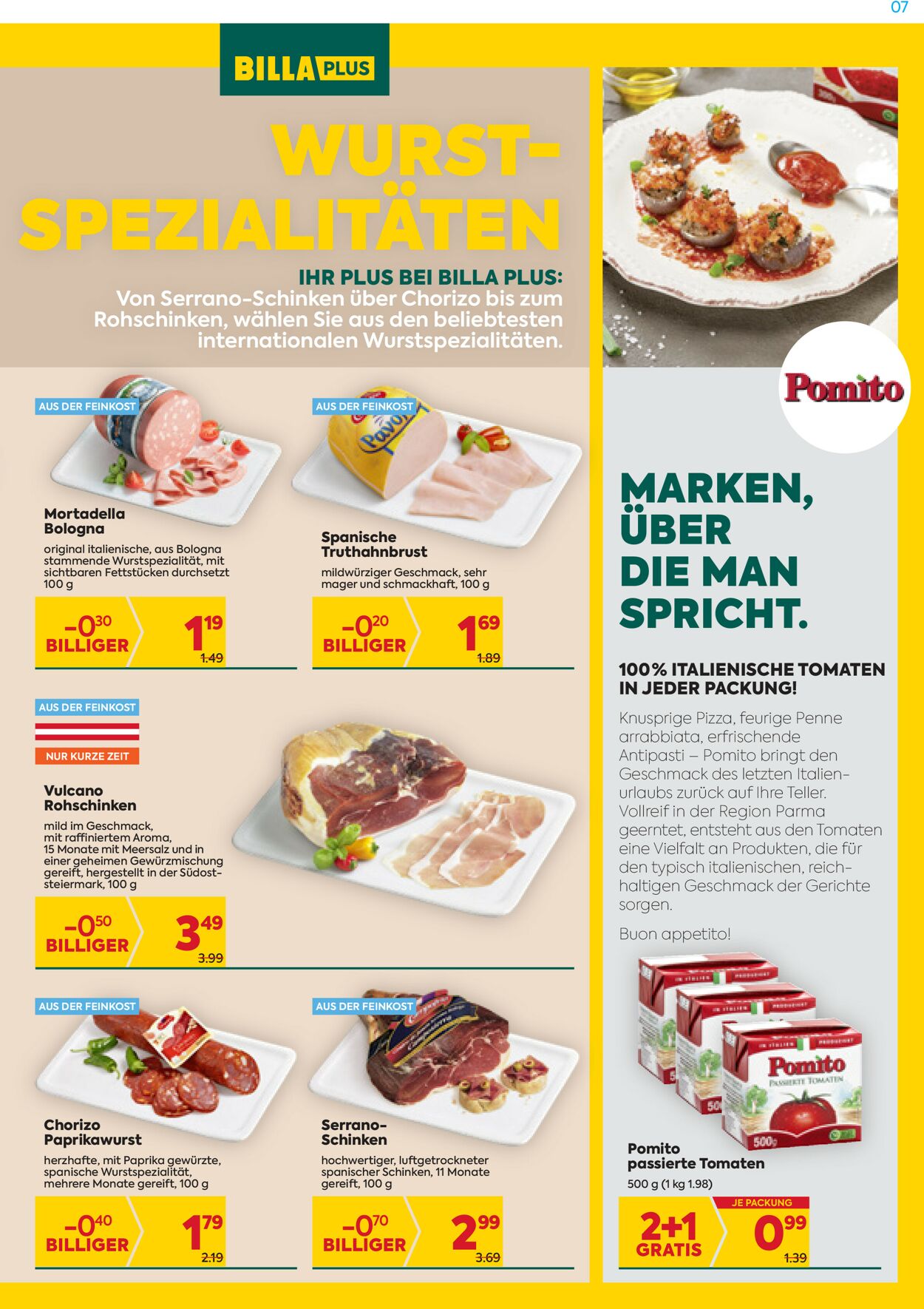 Prospekt Billa 15.07.2021 - 21.07.2021