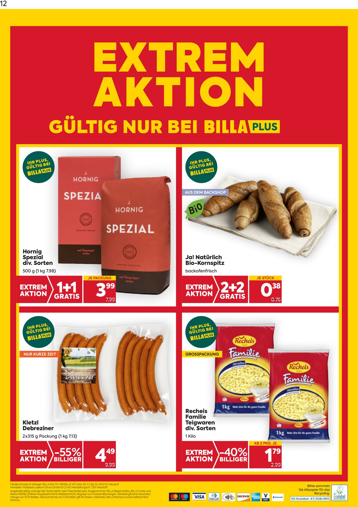 Prospekt Billa 15.07.2021 - 21.07.2021