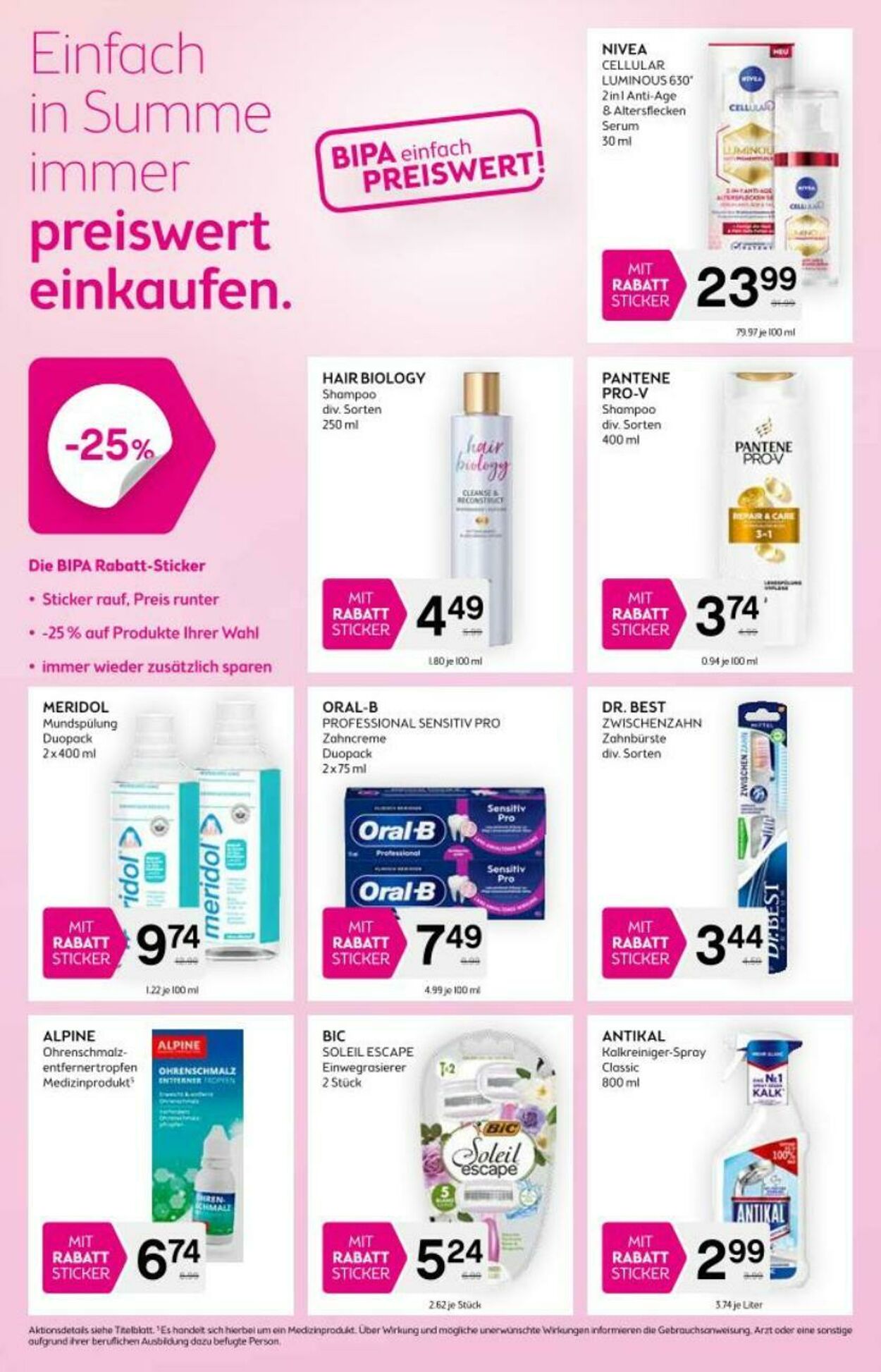 Prospekt BIPA 19.06.2025 - 02.07.2025