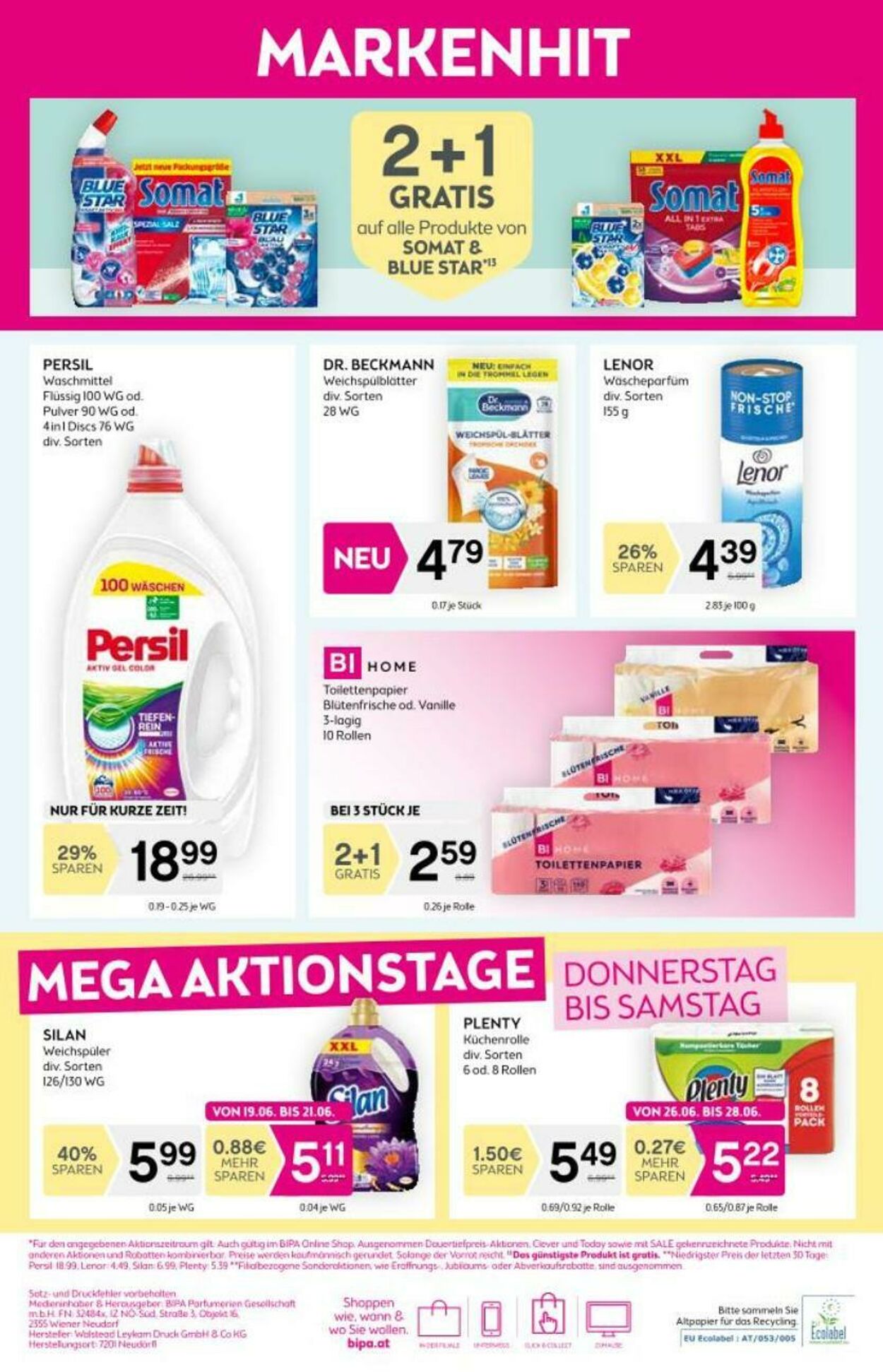 Prospekt BIPA 19.06.2025 - 02.07.2025