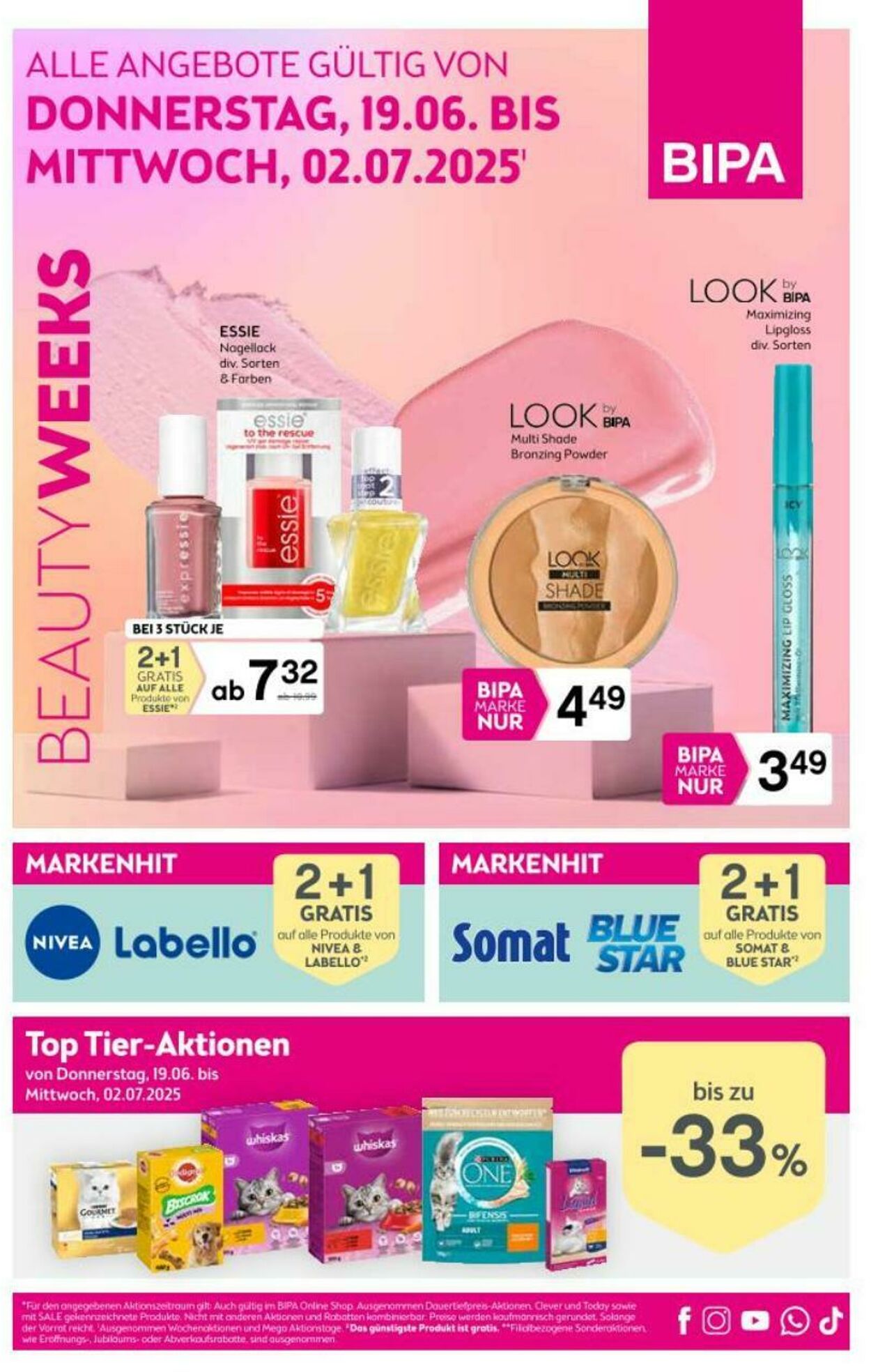 Prospekt BIPA 19.06.2025 - 02.07.2025